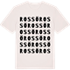 Vintage White t-shirt med Rossö ordlek t-shirt