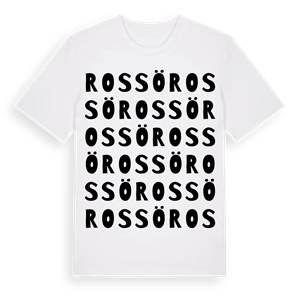 Rossö ordlek t-shirt – ekologisk bomull t-shirt från Pinshirt