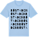 Blue Soul t-shirt med Röstaden ordlek t-shirt