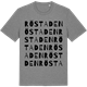 Mid Heather Gray t-shirt med Röstaden ordlek t-shirt