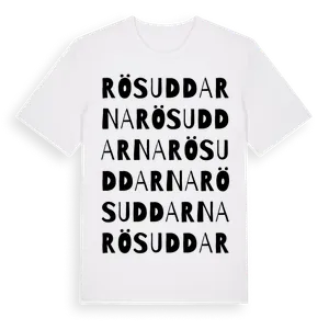 Rösuddarna ordlek t-shirt – ekologisk bomull t-shirt från Pinshirt