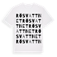 Rösvattnet ordlek t-shirt