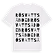 Rösvattsänden ordlek t-shirt