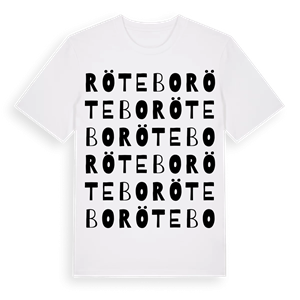 Rötebo ordlek t-shirt – ekologisk bomull t-shirt från Pinshirt