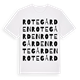 White t-shirt med Rotegården ordlek t-shirt