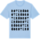 Blue Soul t-shirt med Roteröd ordlek t-shirt
