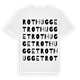 Rothugget ordlek t-shirt