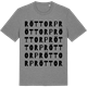 Mid Heather Gray t-shirt med Röttorp ordlek t-shirt