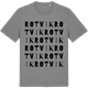 Mid Heather Gray t-shirt med Rotvik ordlek t-shirt