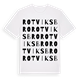Rotviksbro ordlek t-shirt
