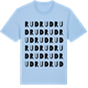 Blue Soul t-shirt med Rud ordlek t-shirt