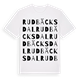 Rudbäcksdal ordlek t-shirt