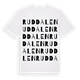 Ruddalen ordlek t-shirt