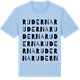 Blue Soul t-shirt med Ruderna ordlek t-shirt
