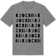 Mid Heather Gray t-shirt med Ruderna ordlek t-shirt