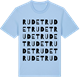 Blue Soul t-shirt med Rudet ordlek t-shirt