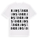 Rudsäng ordlek t-shirt