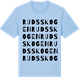 Blue Soul t-shirt med Rudsskogen ordlek t-shirt