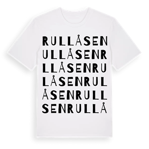 Rullåsen ordlek t-shirt – ekologisk bomull t-shirt från Pinshirt