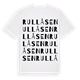 Rullåsen ordlek t-shirt