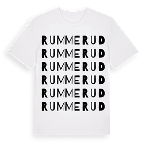 Rummerud ordlek t-shirt – ekologisk bomull t-shirt från Pinshirt