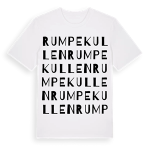Rumpekullen ordlek t-shirt – ekologisk bomull t-shirt från Pinshirt