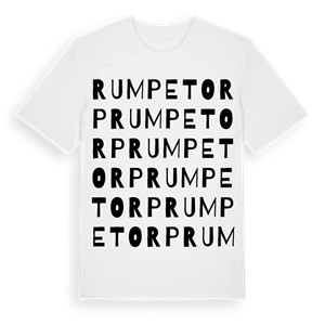 Rumpetorp ordlek t-shirt – ekologisk bomull t-shirt från Pinshirt