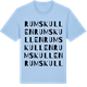 Blue Soul t-shirt med Rumskullen ordlek t-shirt