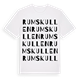 Rumskullen ordlek t-shirt