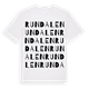Rundalen ordlek t-shirt
