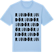 Blue Soul t-shirt med Rundö ordlek t-shirt