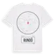 White t-shirt med Rundö t-shirt