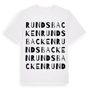 Rundsbacken ordlek t-shirt – ekologisk bomull t-shirt från Pinshirt