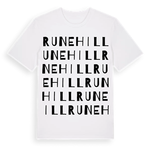 Runehill ordlek t-shirt – ekologisk bomull t-shirt från Pinshirt