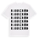 Runneröd ordlek t-shirt