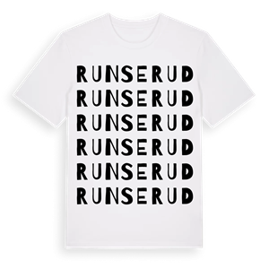 Runserud ordlek t-shirt – ekologisk bomull t-shirt från Pinshirt