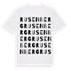 White t-shirt med Rusenberg ordlek t-shirt