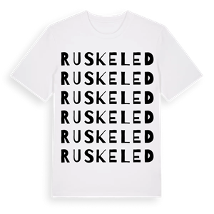 Ruskeled ordlek t-shirt – ekologisk bomull t-shirt från Pinshirt