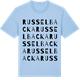 Blue Soul t-shirt med Russelbacka ordlek t-shirt