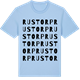 Blue Soul t-shirt med Rustorp ordlek t-shirt