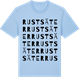 Blue Soul t-shirt med Rustsäter ordlek t-shirt