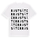 Rustsäter ordlek t-shirt
