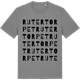 Mid Heather Gray t-shirt med Rutertorpet ordlek t-shirt