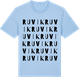 Blue Soul t-shirt med Ruvik ordlek t-shirt