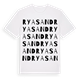 Rya sand ordlek t-shirt