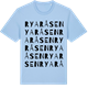 Blue Soul t-shirt med Ryaråsen ordlek t-shirt
