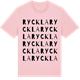 Pink Cotton t-shirt med Ryckla ordlek t-shirt