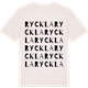 Vintage White t-shirt med Ryckla ordlek t-shirt