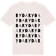 Vintage White t-shirt med Ryda ordlek t-shirt