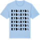Blue Soul t-shirt med Ryda ordlek t-shirt